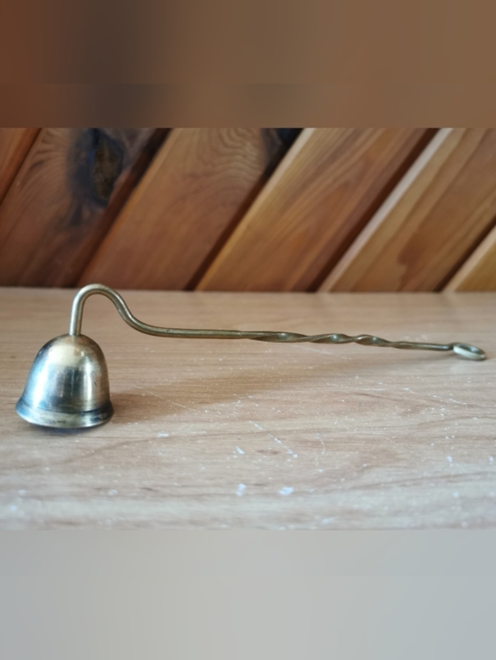 Brass Forged Candle Snuffer